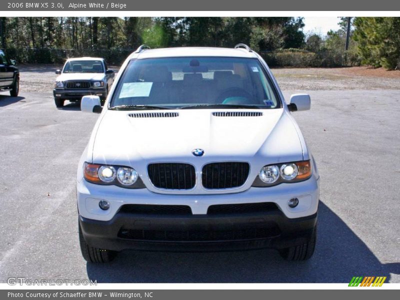Alpine White / Beige 2006 BMW X5 3.0i