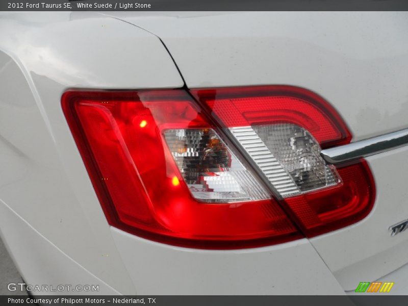 White Suede / Light Stone 2012 Ford Taurus SE