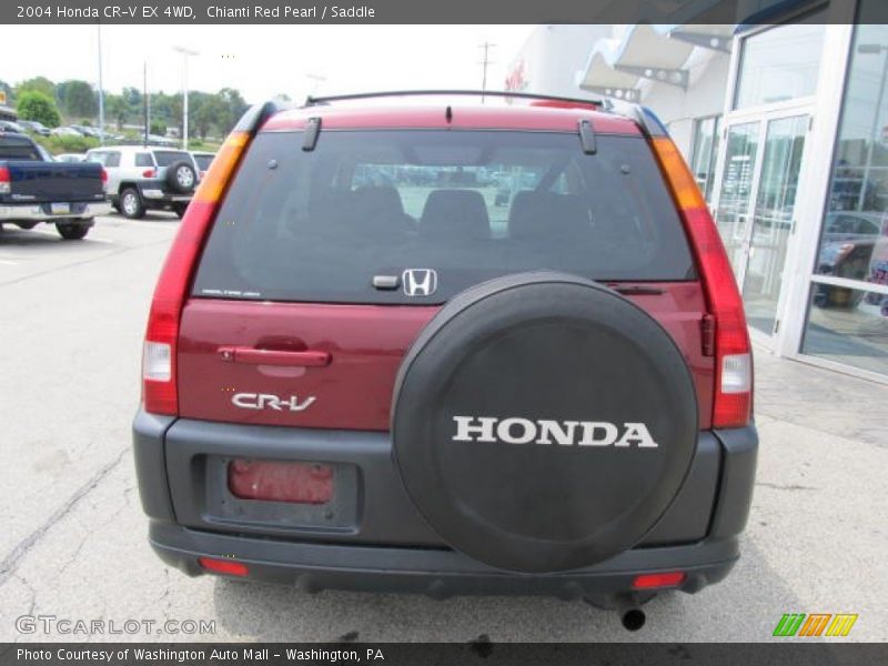 Chianti Red Pearl / Saddle 2004 Honda CR-V EX 4WD