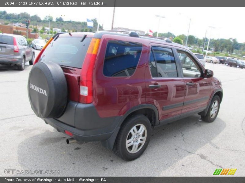 Chianti Red Pearl / Saddle 2004 Honda CR-V EX 4WD