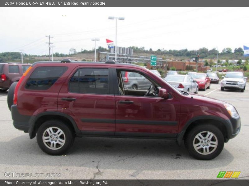 Chianti Red Pearl / Saddle 2004 Honda CR-V EX 4WD