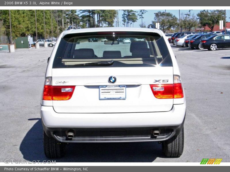 Alpine White / Beige 2006 BMW X5 3.0i