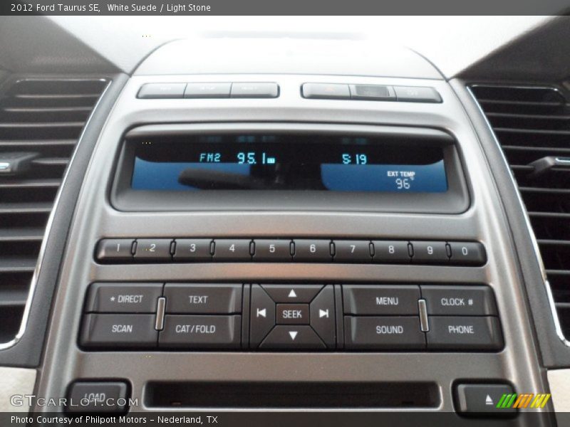 Audio System of 2012 Taurus SE