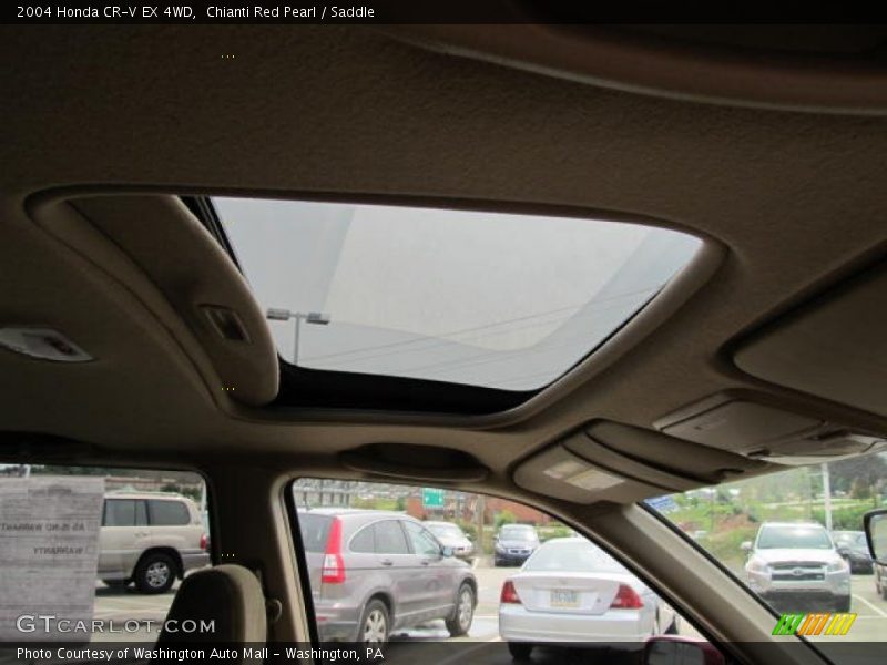 Chianti Red Pearl / Saddle 2004 Honda CR-V EX 4WD