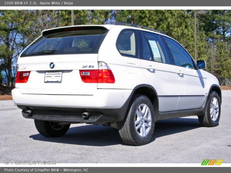 Alpine White / Beige 2006 BMW X5 3.0i