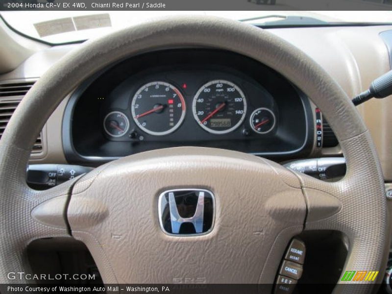 Chianti Red Pearl / Saddle 2004 Honda CR-V EX 4WD
