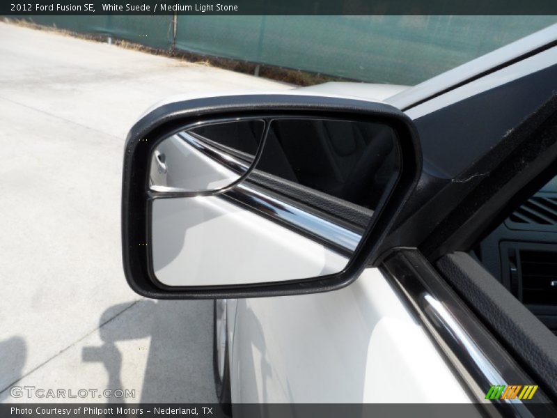 White Suede / Medium Light Stone 2012 Ford Fusion SE