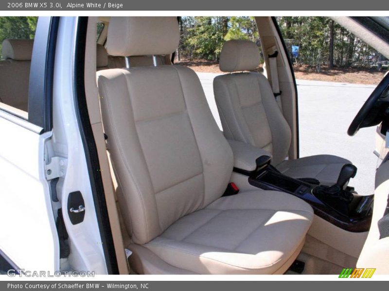 Alpine White / Beige 2006 BMW X5 3.0i