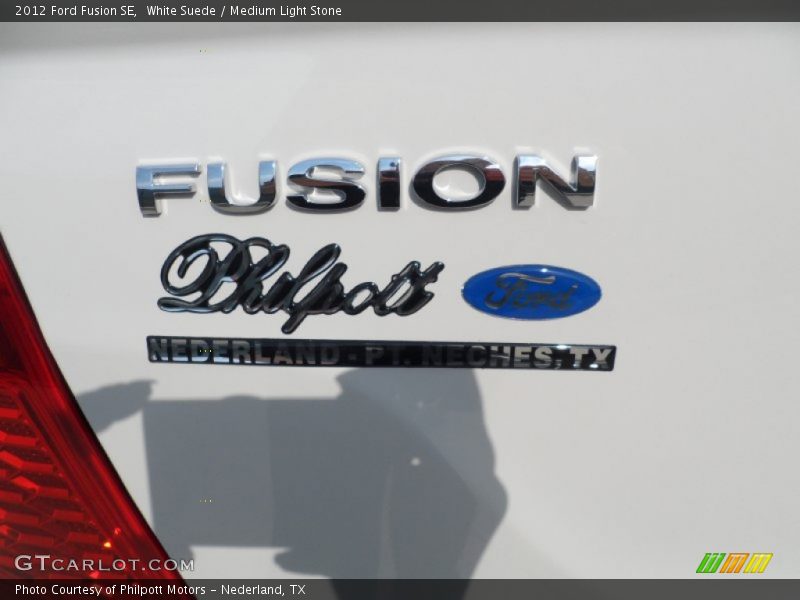 White Suede / Medium Light Stone 2012 Ford Fusion SE