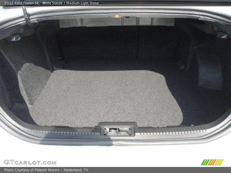 White Suede / Medium Light Stone 2012 Ford Fusion SE