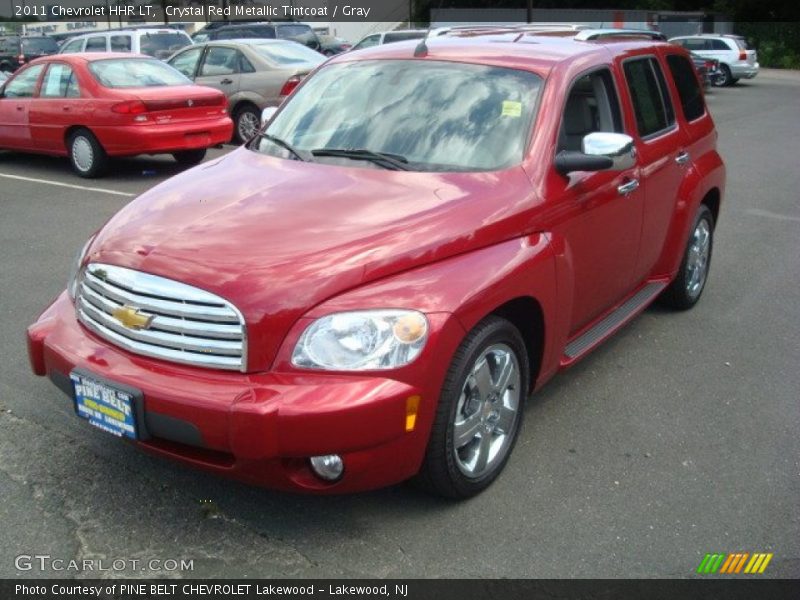 Crystal Red Metallic Tintcoat / Gray 2011 Chevrolet HHR LT