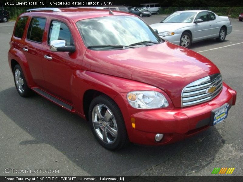 Crystal Red Metallic Tintcoat / Gray 2011 Chevrolet HHR LT