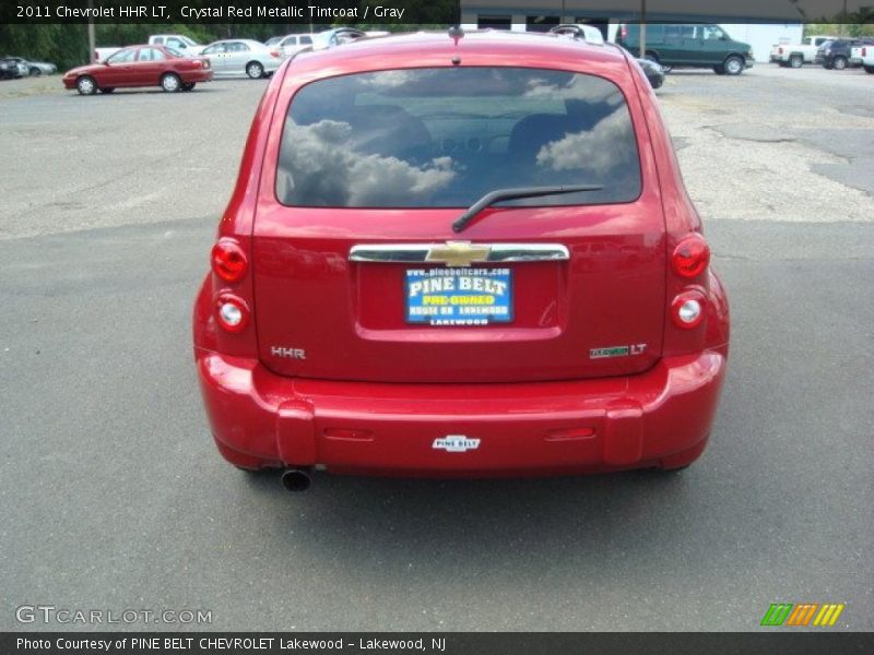 Crystal Red Metallic Tintcoat / Gray 2011 Chevrolet HHR LT