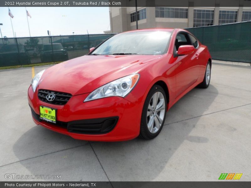 Tsukuba Red / Black Cloth 2012 Hyundai Genesis Coupe 2.0T
