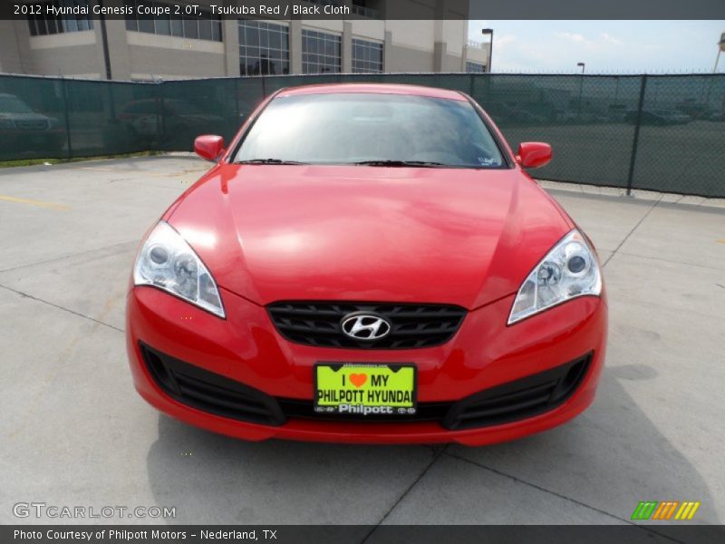 Tsukuba Red / Black Cloth 2012 Hyundai Genesis Coupe 2.0T