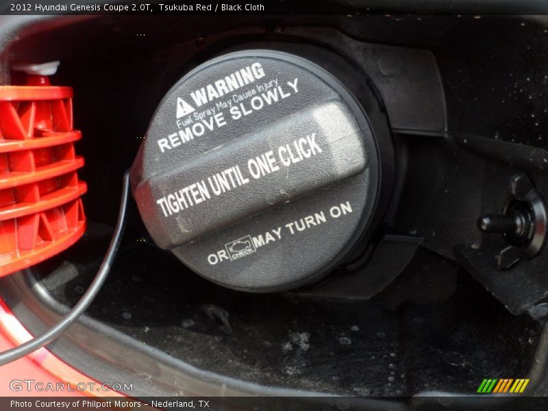 Tsukuba Red / Black Cloth 2012 Hyundai Genesis Coupe 2.0T
