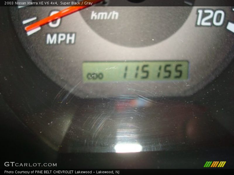 Super Black / Gray 2003 Nissan Xterra XE V6 4x4