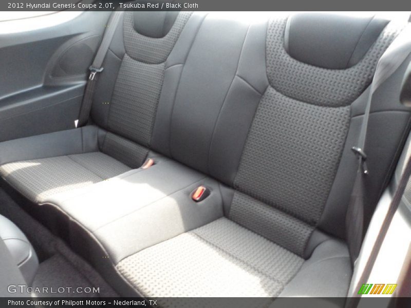  2012 Genesis Coupe 2.0T Black Cloth Interior