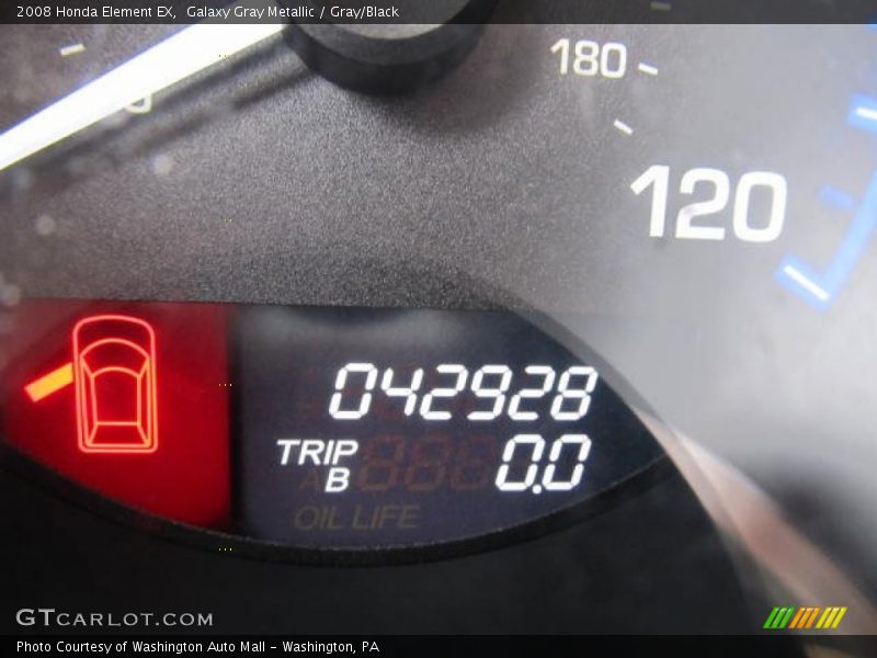 Galaxy Gray Metallic / Gray/Black 2008 Honda Element EX