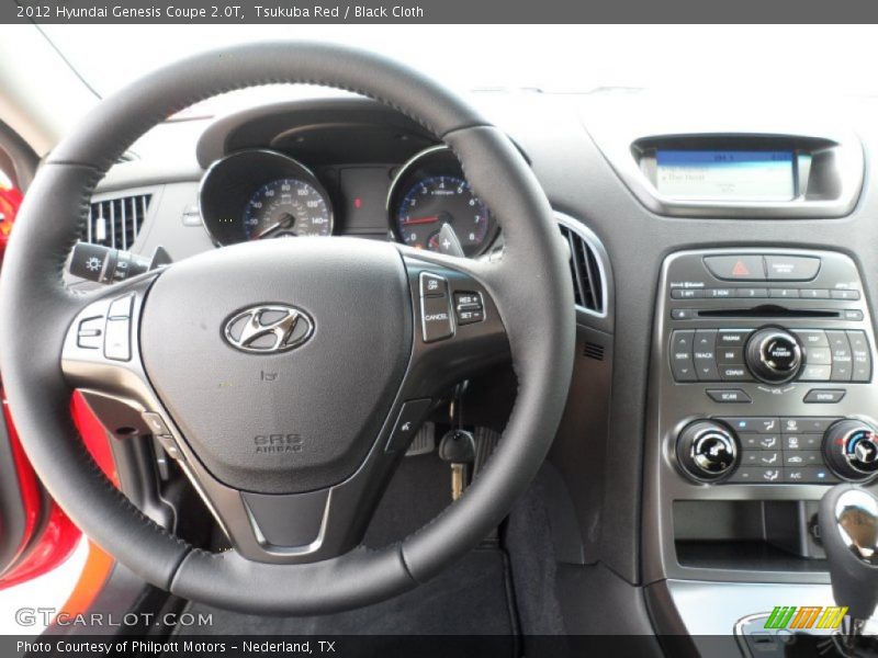 Dashboard of 2012 Genesis Coupe 2.0T