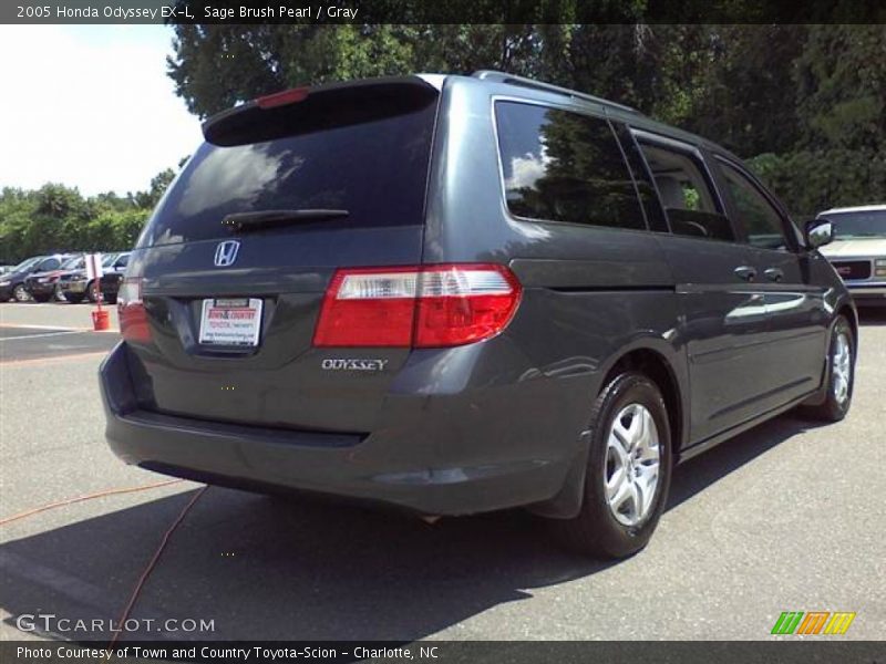 Sage Brush Pearl / Gray 2005 Honda Odyssey EX-L