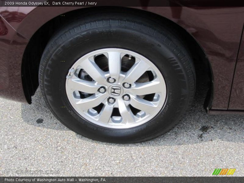 Dark Cherry Pearl / Ivory 2009 Honda Odyssey EX