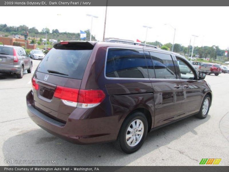 Dark Cherry Pearl / Ivory 2009 Honda Odyssey EX