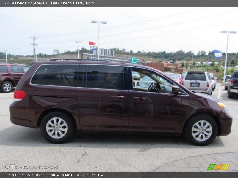 Dark Cherry Pearl / Ivory 2009 Honda Odyssey EX