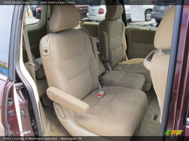 Dark Cherry Pearl / Ivory 2009 Honda Odyssey EX