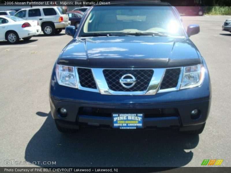 Majestic Blue Metallic / Desert 2006 Nissan Pathfinder LE 4x4