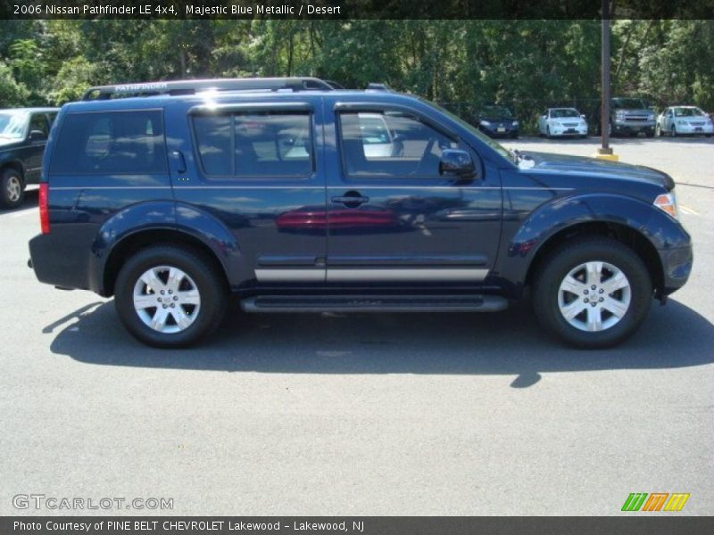 Majestic Blue Metallic / Desert 2006 Nissan Pathfinder LE 4x4