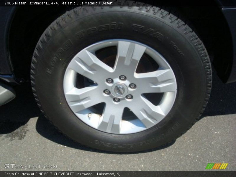 Majestic Blue Metallic / Desert 2006 Nissan Pathfinder LE 4x4