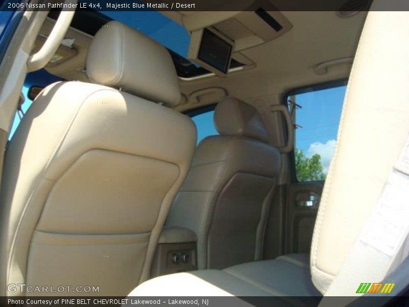 Majestic Blue Metallic / Desert 2006 Nissan Pathfinder LE 4x4