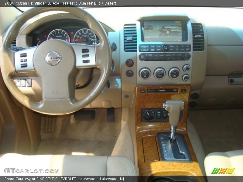 Majestic Blue Metallic / Desert 2006 Nissan Pathfinder LE 4x4