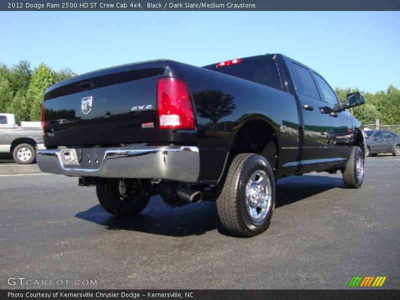 Black / Dark Slate/Medium Graystone 2012 Dodge Ram 2500 HD ST Crew Cab 4x4