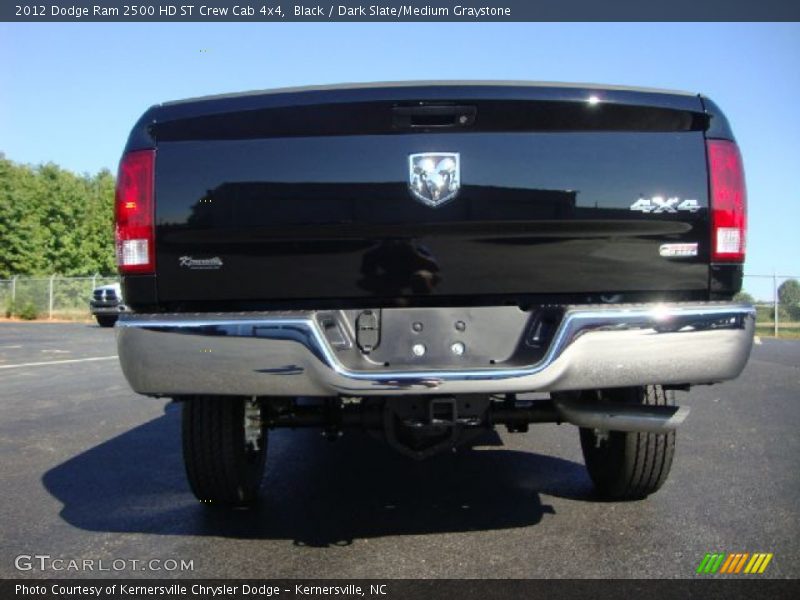 Black / Dark Slate/Medium Graystone 2012 Dodge Ram 2500 HD ST Crew Cab 4x4