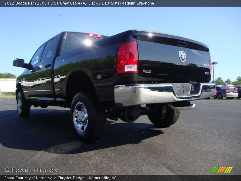 Black / Dark Slate/Medium Graystone 2012 Dodge Ram 2500 HD ST Crew Cab 4x4
