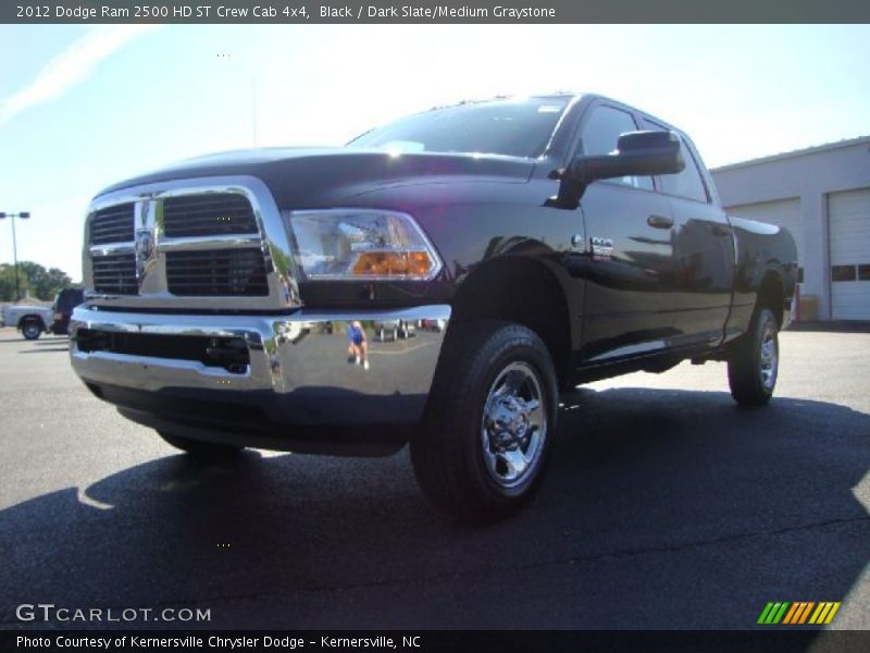 Black / Dark Slate/Medium Graystone 2012 Dodge Ram 2500 HD ST Crew Cab 4x4