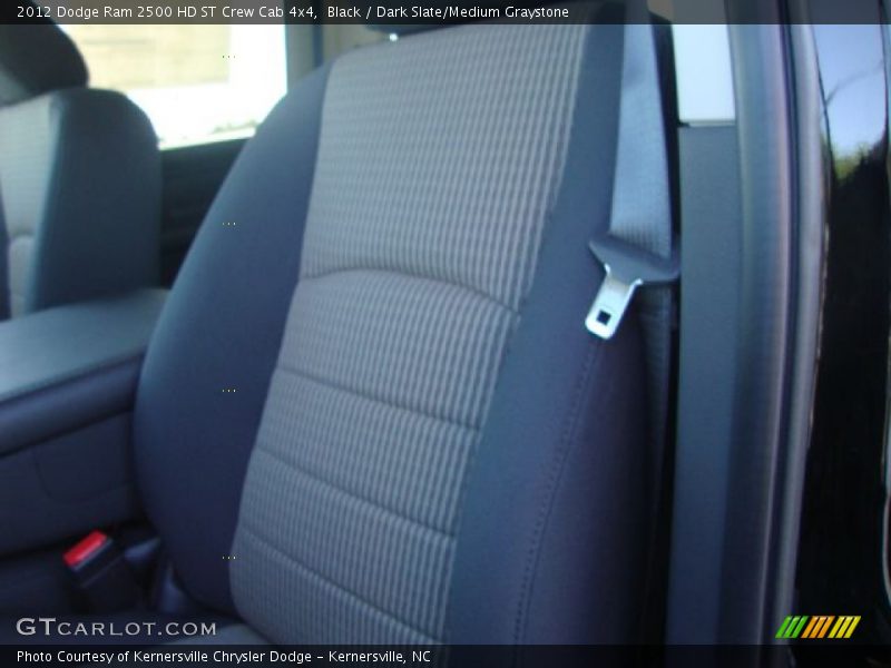 Black / Dark Slate/Medium Graystone 2012 Dodge Ram 2500 HD ST Crew Cab 4x4