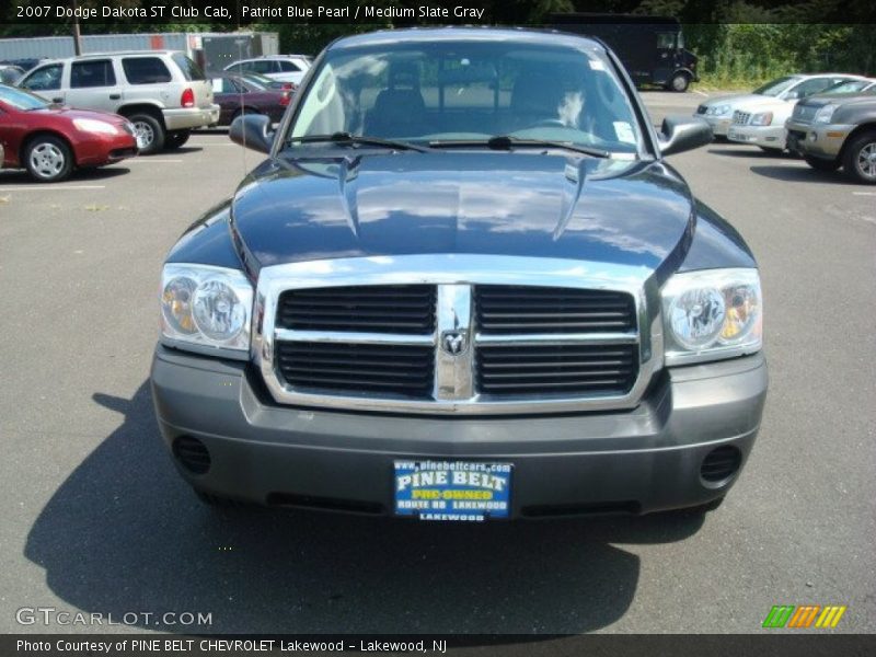 Patriot Blue Pearl / Medium Slate Gray 2007 Dodge Dakota ST Club Cab