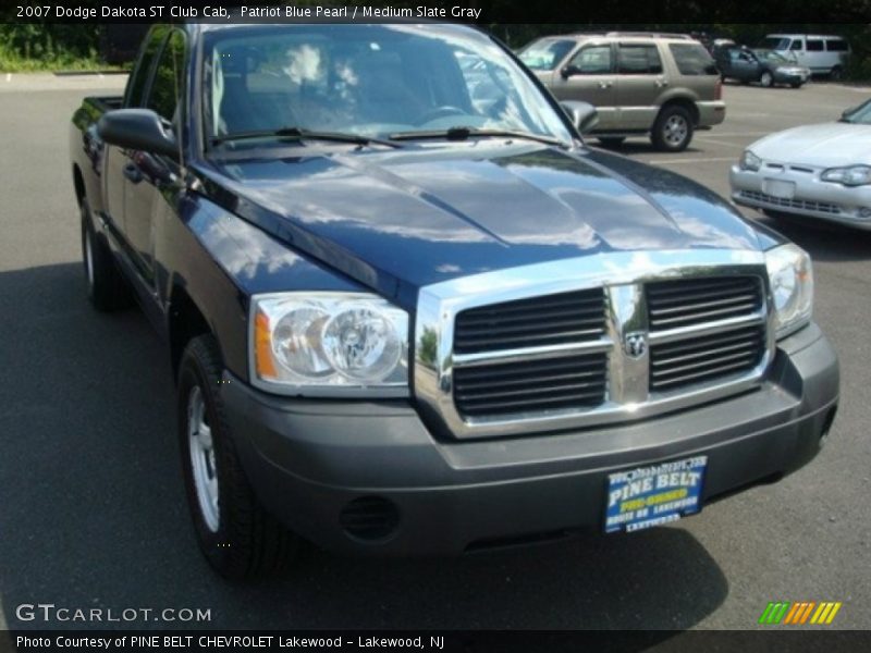 Patriot Blue Pearl / Medium Slate Gray 2007 Dodge Dakota ST Club Cab