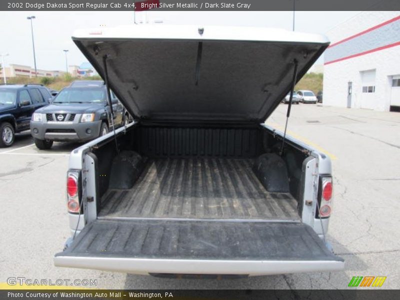 Bright Silver Metallic / Dark Slate Gray 2002 Dodge Dakota Sport Regular Cab 4x4