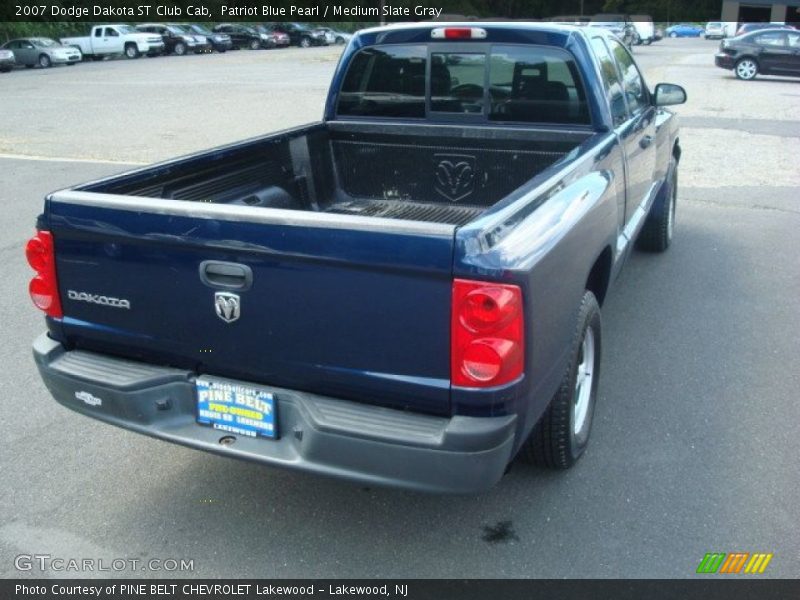 Patriot Blue Pearl / Medium Slate Gray 2007 Dodge Dakota ST Club Cab