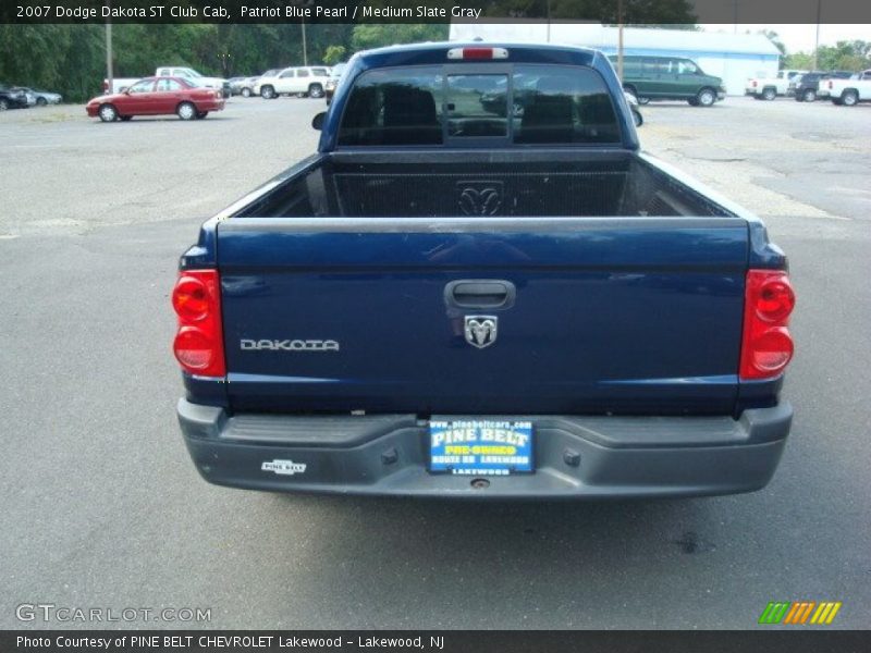 Patriot Blue Pearl / Medium Slate Gray 2007 Dodge Dakota ST Club Cab