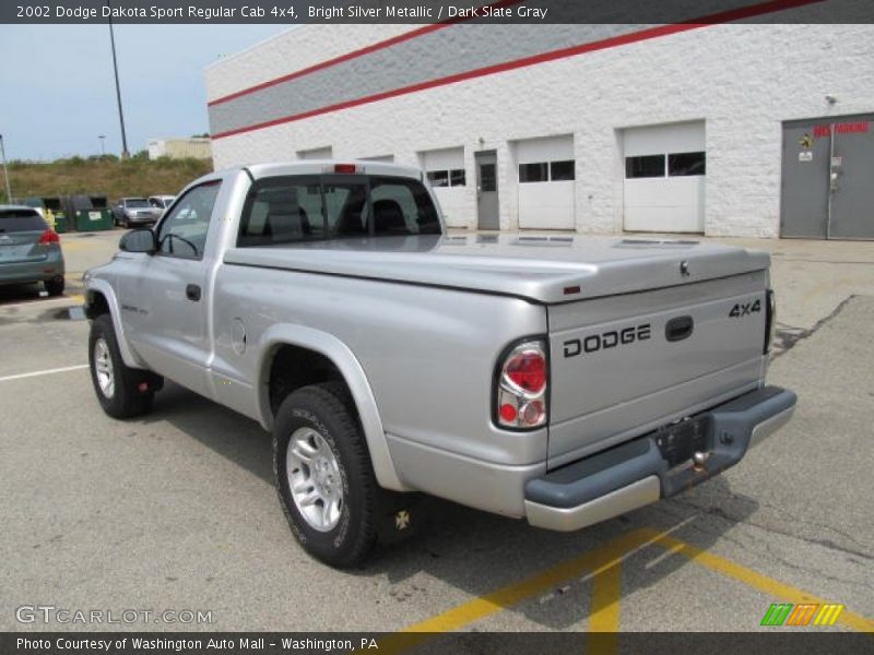  2002 Dakota Sport Regular Cab 4x4 Bright Silver Metallic