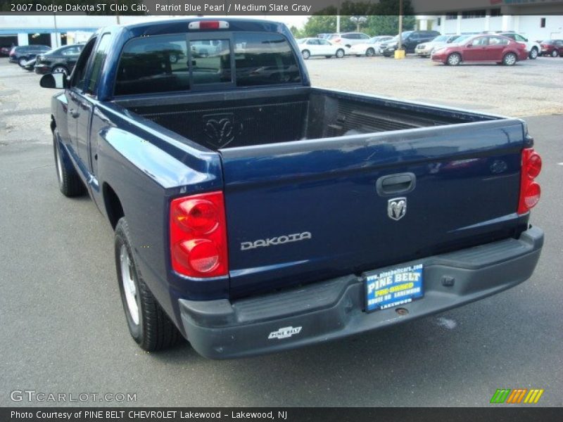 Patriot Blue Pearl / Medium Slate Gray 2007 Dodge Dakota ST Club Cab