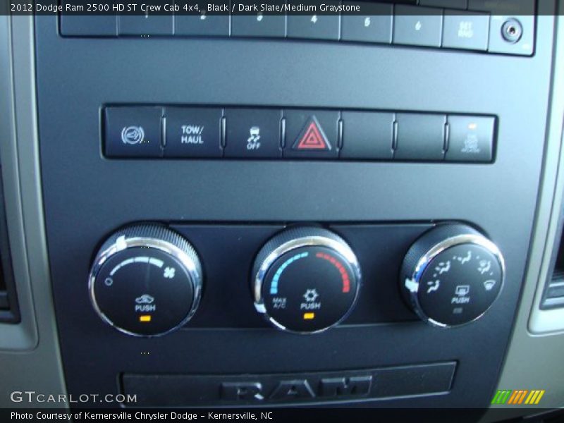 Black / Dark Slate/Medium Graystone 2012 Dodge Ram 2500 HD ST Crew Cab 4x4