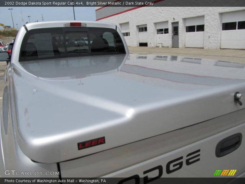 Bright Silver Metallic / Dark Slate Gray 2002 Dodge Dakota Sport Regular Cab 4x4