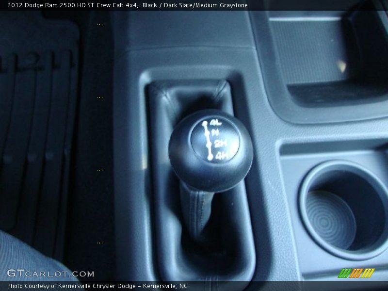 Black / Dark Slate/Medium Graystone 2012 Dodge Ram 2500 HD ST Crew Cab 4x4