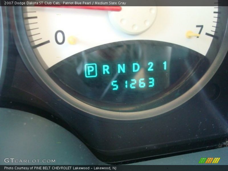 Patriot Blue Pearl / Medium Slate Gray 2007 Dodge Dakota ST Club Cab